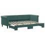 Sofá cama nido terciopelo verde oscuro 80x200 cm de vidaXL, Camas y somieres - Ref: Foro24-3197766, Precio: 251,24 €, Descuen...