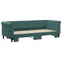Sofá cama nido terciopelo verde oscuro 80x200 cm de vidaXL, Camas y somieres - Ref: Foro24-3197766, Precio: 251,24 €, Descuen...