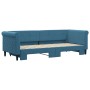Sofá cama nido terciopelo azul 80x200 cm de vidaXL, Camas y somieres - Ref: Foro24-3197763, Precio: 249,09 €, Descuento: %
