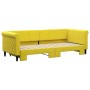 Sofá cama nido terciopelo amarillo 80x200 cm de vidaXL, Camas y somieres - Ref: Foro24-3197769, Precio: 242,67 €, Descuento: %