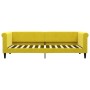 Sofá cama nido terciopelo amarillo 80x200 cm de vidaXL, Camas y somieres - Ref: Foro24-3197769, Precio: 242,67 €, Descuento: %