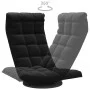 Silla de suelo giratoria de terciopelo negro de vidaXL, Sillas de suelo - Ref: Foro24-336570, Precio: 105,85 €, Descuento: %