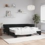 Sofá cama nido terciopelo negro 90x190 cm de vidaXL, Camas y somieres - Ref: Foro24-3197786, Precio: 248,64 €, Descuento: %
