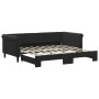 Sofá cama nido terciopelo negro 90x190 cm de vidaXL, Camas y somieres - Ref: Foro24-3197786, Precio: 248,64 €, Descuento: %