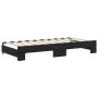 Sofá cama nido terciopelo negro 90x190 cm de vidaXL, Camas y somieres - Ref: Foro24-3197786, Precio: 248,64 €, Descuento: %
