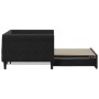 Sofá cama nido terciopelo negro 90x200 cm de vidaXL, Camas y somieres - Ref: Foro24-3197775, Precio: 256,21 €, Descuento: %