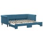Sofá cama nido terciopelo azul 90x200 cm de vidaXL, Camas y somieres - Ref: Foro24-3197770, Precio: 250,76 €, Descuento: %