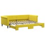 Sofá cama nido terciopelo amarillo 90x200 cm de vidaXL, Camas y somieres - Ref: Foro24-3197776, Precio: 253,28 €, Descuento: %
