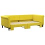 Sofá cama nido terciopelo amarillo 90x200 cm de vidaXL, Camas y somieres - Ref: Foro24-3197776, Precio: 253,28 €, Descuento: %