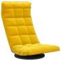 Silla de suelo giratoria de terciopelo amarillo de vidaXL, Sillas de suelo - Ref: Foro24-336571, Precio: 108,26 €, Descuento: %