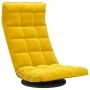 Silla de suelo giratoria de terciopelo amarillo de vidaXL, Sillas de suelo - Ref: Foro24-336571, Precio: 106,52 €, Descuento: %