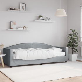 Sofá cama con colchón tela gris claro 80x200 cm de vidaXL, Camas y somieres - Ref: Foro24-3197165, Precio: 317,31 €, Descuent...