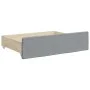 Sofá cama nido con cajones tela gris claro 90x200 cm de vidaXL, Camas y somieres - Ref: Foro24-3197242, Precio: 482,67 €, Des...