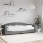 Sofa bed with dark gray fabric mattress 80x200 cm by vidaXL, Beds and slatted bases - Ref: Foro24-3197166, Price: 314,78 €, D...