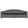 Sofá cama con colchón tela gris oscuro 80x200 cm de vidaXL, Camas y somieres - Ref: Foro24-3197166, Precio: 320,23 €, Descuen...