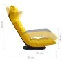 Silla de suelo giratoria de terciopelo amarillo de vidaXL, Sillas de suelo - Ref: Foro24-336571, Precio: 106,52 €, Descuento: %