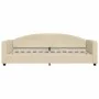 Sofá cama nido con cajones tela color crema 90x200 cm de vidaXL, Camas y somieres - Ref: Foro24-3197228, Precio: 291,10 €, De...