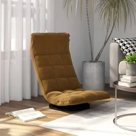 Silla de suelo giratoria de terciopelo marrón de vidaXL, Sillas de suelo - Ref: Foro24-336572, Precio: 102,02 €, Descuento: %
