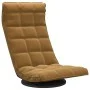 Silla de suelo giratoria de terciopelo marrón de vidaXL, Sillas de suelo - Ref: Foro24-336572, Precio: 102,02 €, Descuento: %