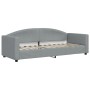 Sofá cama nido con cajones tela gris claro 80x200 cm de vidaXL, Camas y somieres - Ref: Foro24-3197237, Precio: 448,62 €, Des...