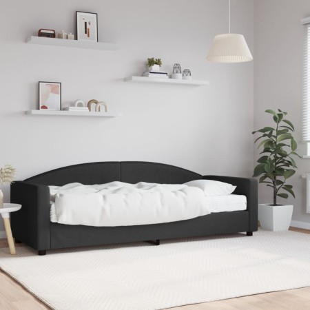 Sofá cama con colchón tela negro 80x200 cm de vidaXL, Camas y somieres - Ref: Foro24-3197167, Precio: 317,20 €, Descuento: %