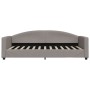 Sofá cama nido con cajones tela gris taupe 90x200 cm de vidaXL, Camas y somieres - Ref: Foro24-3197227, Precio: 290,46 €, Des...