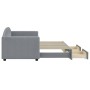 Sofá cama nido con cajones tela gris claro 80x200 cm de vidaXL, Camas y somieres - Ref: Foro24-3197219, Precio: 285,52 €, Des...