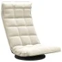 Silla de suelo giratoria de terciopelo crema de vidaXL, Sillas de suelo - Ref: Foro24-336573, Precio: 97,56 €, Descuento: %