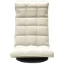 Drehbarer Bodenstuhl aus cremefarbenem Samt von vidaXL, Bodenstühle - Ref: Foro24-336573, Preis: 97,56 €, Rabatt: %