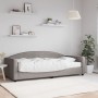 Sofá cama con colchón tela gris taupe 90x200 cm de vidaXL, Camas y somieres - Ref: Foro24-3197173, Precio: 316,64 €, Descuent...