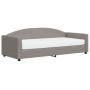 Sofá cama con colchón tela gris taupe 90x200 cm de vidaXL, Camas y somieres - Ref: Foro24-3197173, Precio: 316,64 €, Descuent...