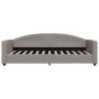 Sofá cama con colchón tela gris taupe 90x200 cm de vidaXL, Camas y somieres - Ref: Foro24-3197173, Precio: 316,64 €, Descuent...