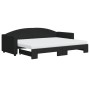 Sofá cama nido con colchón tela negro 80x200 cm de vidaXL, Camas y somieres - Ref: Foro24-3197203, Precio: 418,27 €, Descuent...