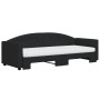 Sofá cama nido con colchón tela negro 80x200 cm de vidaXL, Camas y somieres - Ref: Foro24-3197203, Precio: 418,27 €, Descuent...