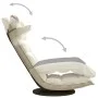 Drehbarer Bodenstuhl aus cremefarbenem Samt von vidaXL, Bodenstühle - Ref: Foro24-336573, Preis: 97,56 €, Rabatt: %