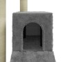 Rascador para gatos con postes de sisal gris claro 92 cm en Mobiliario para gatos | Comprar online en Foru.es