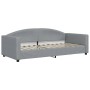 Sofá cama nido con colchón tela gris claro 90x200 cm de vidaXL, Camas y somieres - Ref: Foro24-3197206, Precio: 435,14 €, Des...