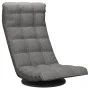 Silla de suelo giratoria de tela gris claro de vidaXL, Sillas de suelo - Ref: Foro24-336574, Precio: 106,47 €, Descuento: %