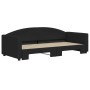 Sofá cama nido tela negro 90x200 cm de vidaXL, Camas y somieres - Ref: Foro24-3197190, Precio: 256,31 €, Descuento: %