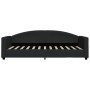 Sofá cama nido tela negro 90x200 cm de vidaXL, Camas y somieres - Ref: Foro24-3197190, Precio: 256,31 €, Descuento: %