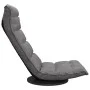 Silla de suelo giratoria de tela gris claro de vidaXL, Sillas de suelo - Ref: Foro24-336574, Precio: 106,47 €, Descuento: %