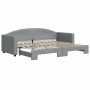 Sofá cama nido tela gris claro 80x200 cm de vidaXL, Camas y somieres - Ref: Foro24-3197183, Precio: 245,59 €, Descuento: %