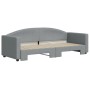 Sofá cama nido tela gris claro 80x200 cm de vidaXL, Camas y somieres - Ref: Foro24-3197183, Precio: 245,59 €, Descuento: %