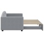 Sofá cama nido tela gris claro 80x200 cm de vidaXL, Camas y somieres - Ref: Foro24-3197183, Precio: 245,59 €, Descuento: %