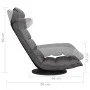 Silla de suelo giratoria de tela gris claro de vidaXL, Sillas de suelo - Ref: Foro24-336574, Precio: 106,47 €, Descuento: %