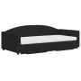 Sofá cama nido con cajones tela negro 100x200 cm de vidaXL, Camas y somieres - Ref: Foro24-3197249, Precio: 471,51 €, Descuen...