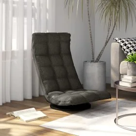 Silla de suelo giratoria tela gris oscuro de vidaXL, Sillas de suelo - Ref: Foro24-336575, Precio: 103,09 €, Descuento: %