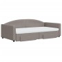 Sofá cama nido con cajones tela gris taupe 100x200 cm de vidaXL, Camas y somieres - Ref: Foro24-3197250, Precio: 481,63 €, De...
