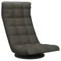 Drehbarer Bodenstuhl aus dunkelgrauem Stoff von vidaXL, Bodenstühle - Ref: Foro24-336575, Preis: 103,09 €, Rabatt: %