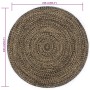 Alfombra hecha a mano de yute marrón y negro 240 cm de vidaXL, Alfombras - Ref: Foro24-343622, Precio: 162,94 €, Descuento: %